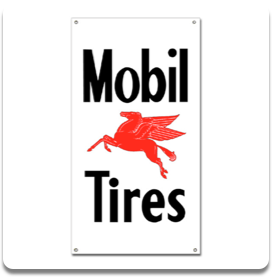 Mobil Tires Sign
