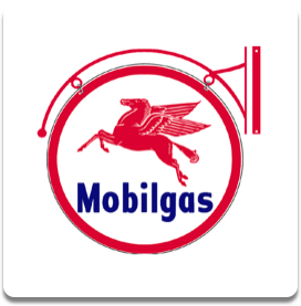 Double-sided Mobilgas Disk
