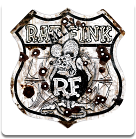 Rustic Rat Fink Alley Shield