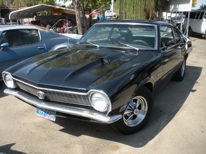 Yellow 72 ford maverick #6