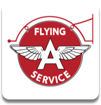 Double-sided Flying A Sign