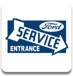 Ford Service Sign Right