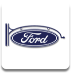 Double-sided Vintage Ford Oval