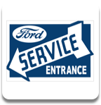 Small Service Sign Left