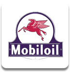 Mobil Lollipop Sign