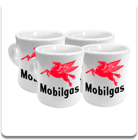 Mobilgas Diner Mug Set