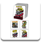 Rat Fink Coaster Set #2