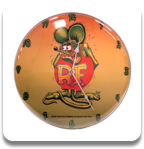 Rat Fink Clock