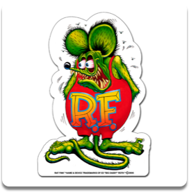 Large Rat Fink Magnet