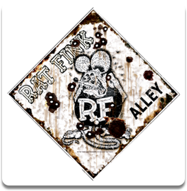 Rustic Rat Fink Alley Square