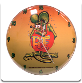 Rat Fink Clock