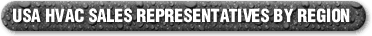 USA HVAC sales representatives by region